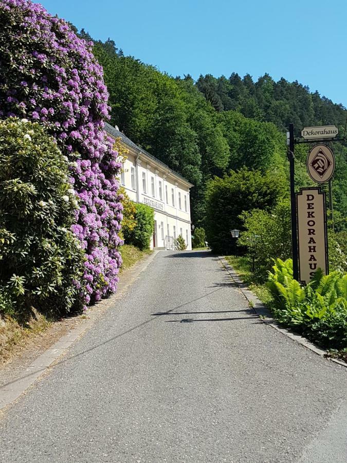 Hotel Garni Dekorahaus Bad Schandau Esterno foto